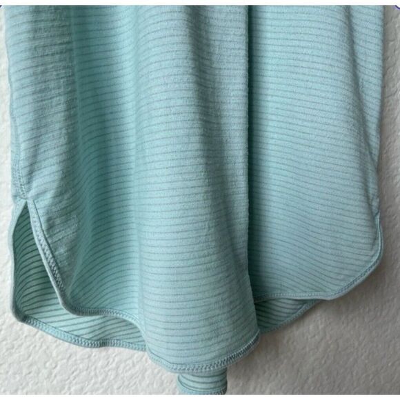 Lululemon Womens Size 6 Teal Cool Racerback Yoga Workout Tank Top - Picture 3 of 5